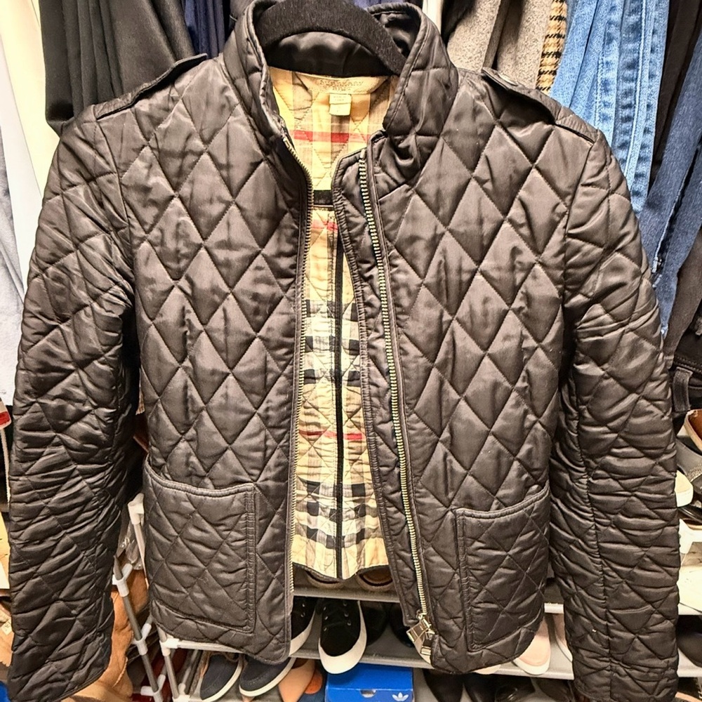 Burberry Quilted Black Jacket